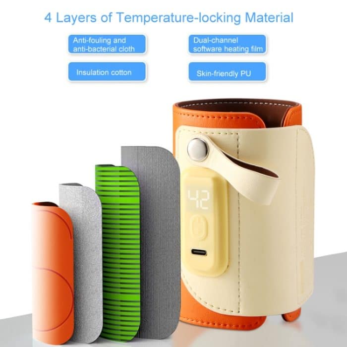 Babyflaschenwärmer-Abdeckung, tragbarer Milchwarmwasserbereiter für den Außenbereich – Bild 5