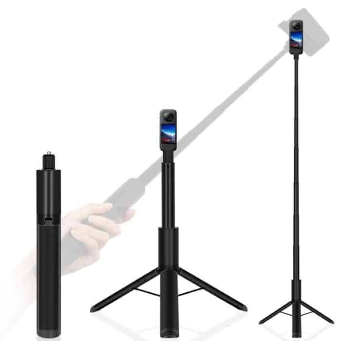 Für Insta360 One X einziehbares integriertes Kamera-Panorama-unsichtbares Selfie-Stick-Stativ, 1.22m For Insta360 One X – Bild 2