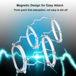 Für Meta Quest 3 VR Magnetischer Brillenrahmen, L&R Frame Transparent, Anti Blue Light Lens+Frame Transparent, L&R Frame Black, Anti Blue Light Lens+Frame Black – Bild 5