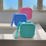 Kleine quadratische Tasche aus Silikon zur Aufbewahrung von Kleingeld, Lippenstift, Bankkarte, Kopfhörer, Reißverschluss-Aufbewahrungstasche – Bild 2