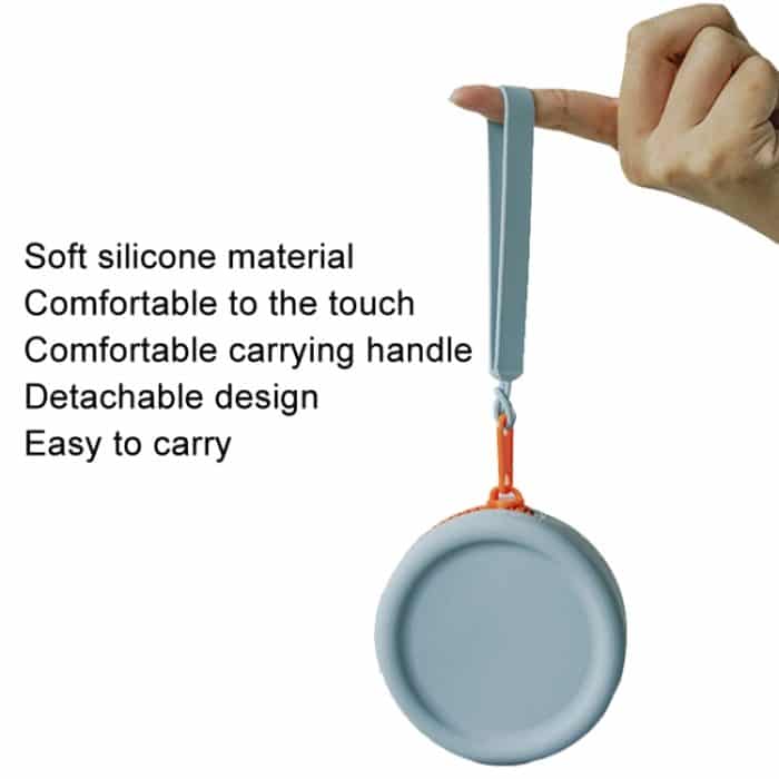 Runde Haustier-Snack-Geldbörse mit Reißverschluss, Silikon-Aufbewahrungstasche für Kopfhörer – Bild 6