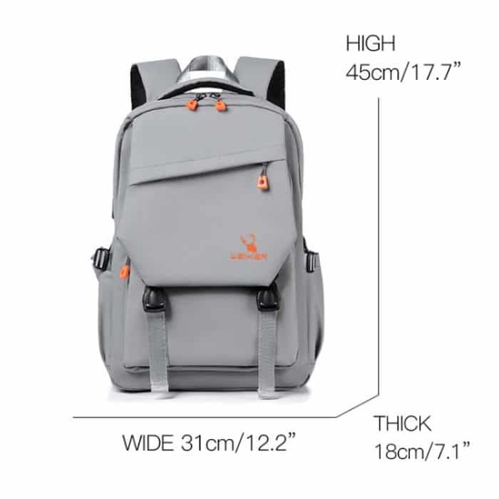 WEIXIER B682 Doppelter Schulterrucksack mit großer Kapazität, lässige wasserdichte Reisetasche – Bild 4