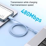 ANKER A81E1 0,9 m 60 W Dual-Typ-C-Daten-Handy-Doppelkopf-Schnellladekabel – Bild 9