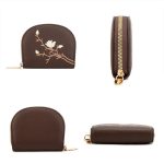 Halbrunder Stickerei-Ausweishalter mit großem Fassungsvermögen und mehreren Kartenfächern – Bild 2