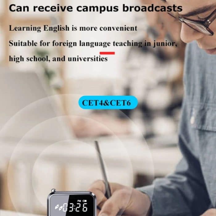 Rolton T1 Tragbarer Radioempfänger, alte Leute, singender Opernspieler, Mini-Stereo-Walkman – Bild 7