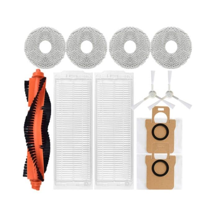 Für Xiaomi Mijia M30 Pro Staubsauger, Main Brush, Side Brush, 2pcs /Pack Filter, Mop Cloth, Dust Bag – Bild 2