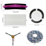 Für Midea V10 V12 W11 Staubsauger Ersatzteile, Main Brush, 1pair Side Brush, Filter, Mop Cloth, Dust Bag, Bracket – Bild 3