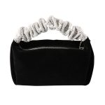 Samt mit Strass Abendtasche Damen Bankett Abend Clutch