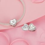 S925 Sterling Silber Platiniert Valentinstag Liebe Öffnen Schließen DIY Perlen – Bild 5
