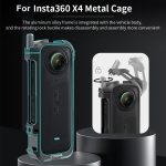 Für Insta360 X4 CYNOVA Metall-Kaninchenkäfig + Objektivdeckel-Set, Schutzzubehör – Bild 2