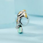 S925 Sterling Silber süße kleine Mädchen Katze DIY Perlen – Bild 3