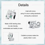 S925 Sterling Silber Neujahr süßer kleiner Drache DIY Perlen – Bild 4