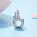 S925 Sterling Silber Ostern Korb Ei Kaninchen DIY Perlen – Bild 3