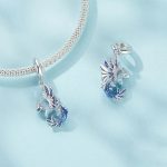 S925 Sterling Silber Fliegender Drache DIY Schmuck Anhänger Perlen – Bild 3