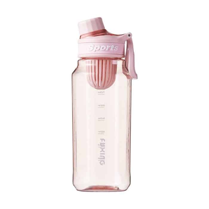 TBD0604864302A.jpg Tragbarer Wasserbecher für den Außenbereich mit großer Kapazität und Teesieb für Sport und Fitness, 750ml, 1000ml – Bild 1