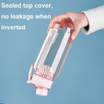 Tragbarer Wasserbecher für den Außenbereich mit großer Kapazität und Teesieb für Sport und Fitness, 750ml, 1000ml – Bild 4