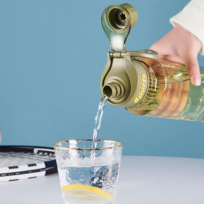 Tragbarer Wasserbecher für den Außenbereich mit großer Kapazität und Teesieb für Sport und Fitness, 750ml, 1000ml – Bild 6