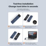 Blueendless M2815SN M.2 Dual Protokoll Typ-C 3,1 Mobile Festplatte Box Laptop Externe SSD – Bild 11