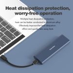 Blueendless M2815SN M.2 Dual Protokoll Typ-C 3,1 Mobile Festplatte Box Laptop Externe SSD – Bild 8