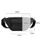 WEPOWER Freizeit Sport Outdoor Messenger Bag Große Kapazität Brusttasche – Bild 3