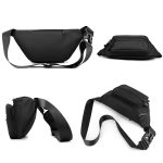 WEPOWER Freizeit Sport Outdoor Messenger Bag Große Kapazität Brusttasche – Bild 4