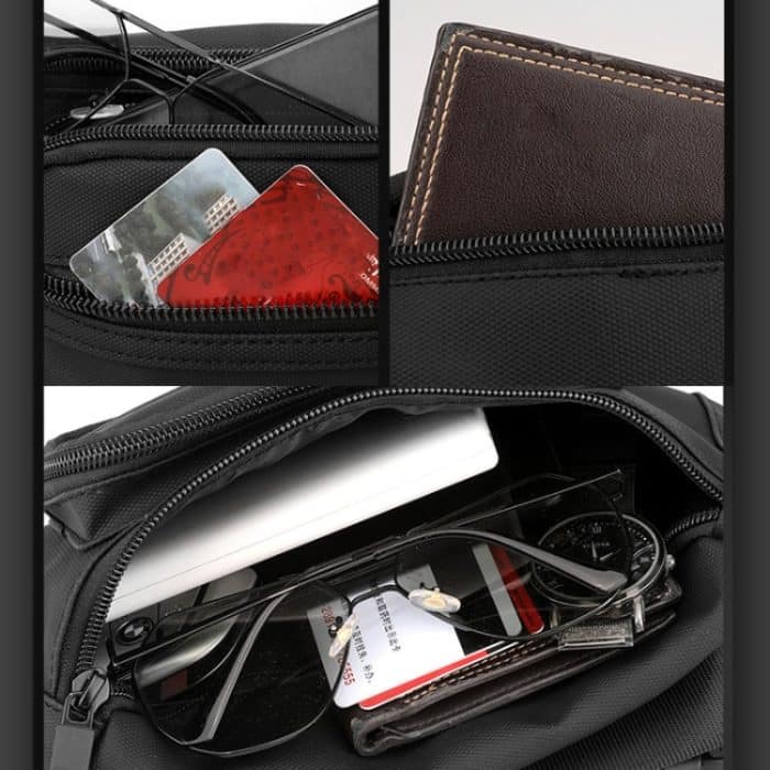 WEPOWER Freizeit Sport Outdoor Messenger Bag Große Kapazität Brusttasche – Bild 6