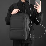 WEPOWER Männer Erweiterte Casual Doppel Schulter Tasche Multifunktionale USB Lade Rucksack – Bild 11