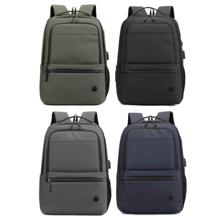 WEPOWER Männer Erweiterte Casual Doppel Schulter Tasche Multifunktionale USB Lade Rucksack – Bild 3