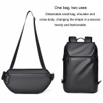 WEPOWER Herren Doppel-Umhängetasche Großraum-Computertasche Reiserucksack – Bild 5