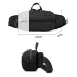 WEPOWER Männer Sport Taille Tasche Einfache Single Schulter Satchel – Bild 4