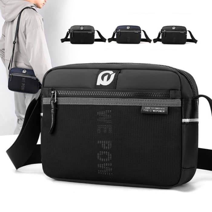 WEPOWER Männer Outdoor Casual Nylon Umhängetasche Einzelne Schulter Satchel – Bild 2