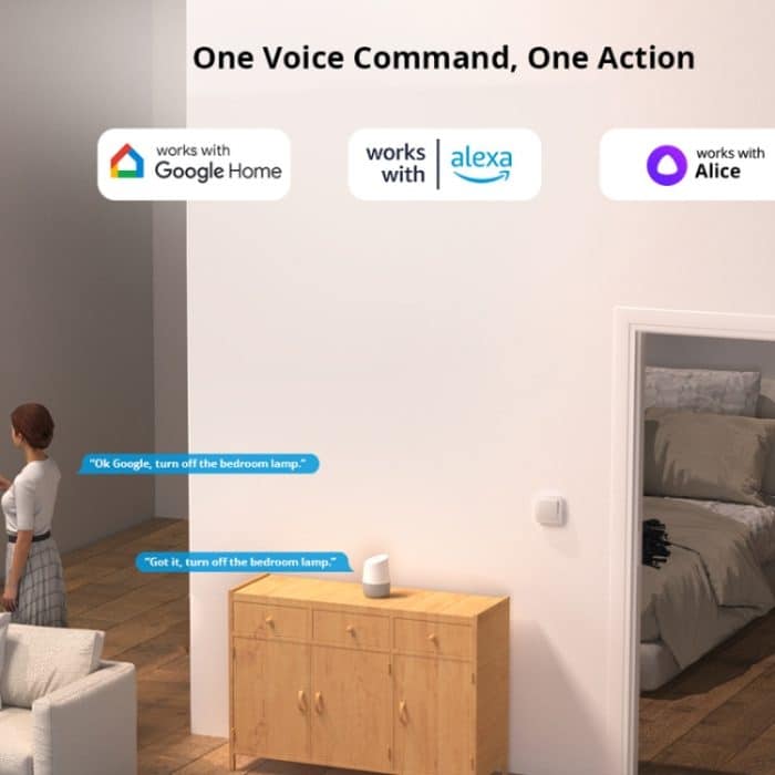 SONOFF ZBMINI L2 Single Fire Dual Control Intelligentes Ein-/Ausschaltermodul Handy-Fernbedienungs-Sprachsteuerungsschalter – Bild 8