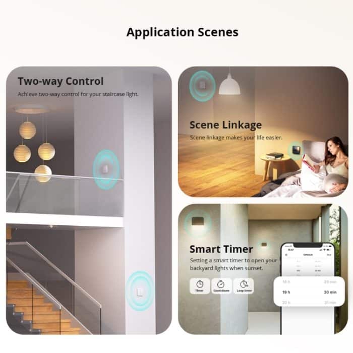 SONOFF ZBMINI L2 Single Fire Dual Control Intelligentes Ein-/Ausschaltermodul Handy-Fernbedienungs-Sprachsteuerungsschalter – Bild 9