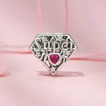 S925 Sterling Silber Super Mom Perlen DIY Schmuck – Bild 2