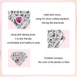 S925 Sterling Silber Super Mom Perlen DIY Schmuck – Bild 3