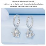 Platinierte Lotus-Ohrringe aus S925er Sterlingsilber – Bild 5