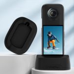 Für Insta360 X4 CYNOVA Silikon Basis Aufrecht Halter Desktop Unterstützung Stehen