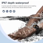 T12Pro 1,85-Zoll-IP67 wasserdichte Sport-Gesundheitsüberwachung Bluetooth-Anruf-Smart Watch – Bild 11