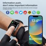 T12Pro 1,85-Zoll-IP67 wasserdichte Sport-Gesundheitsüberwachung Bluetooth-Anruf-Smart Watch – Bild 8