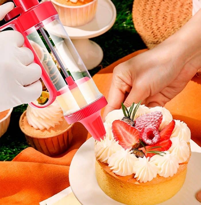 Cookie Keks Form Dekorator Set Backen Dekoration Düse Werkzeuge – Bild 8