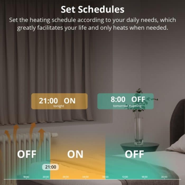 SONOFF TRVZB Zigbee Temperatur Regelventil Intelligente Heizung Frostschutz APP Fernbedienung – Bild 9