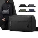 WEPOW Herren-Umhängetasche, lässig, mit einer Schulter, funktionaler Brusttasche – Bild 2