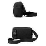 WEPOW Herren-Umhängetasche, lässig, mit einer Schulter, funktionaler Brusttasche – Bild 3