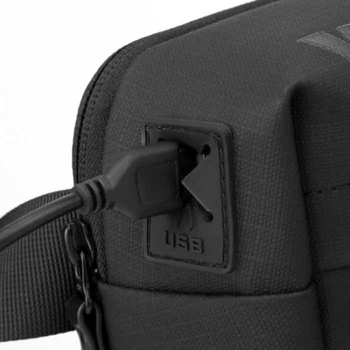 WEPOW Herren-Umhängetasche, lässig, mit einer Schulter, funktionaler Brusttasche – Bild 6