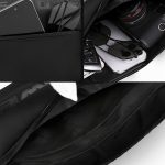 WEPOW Herren-Umhängetasche, lässig, mit einer Schulter, funktionaler Brusttasche – Bild 7