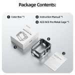 Für Insta 360 Ace / Ace Pro TELESIN S6-FMS-02 Vertikaler Schuss Schnellverschluss Metall Kaninchenkäfig Körperschutz Zubehör – Bild 8