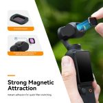 Für DJI Pocket 3 TELESIN S5-FLT-03 Magnetischer Saugfiltersatz CPL+ND16+ND64+ND256 – Bild 6