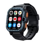 LOKMAT APPLLP 4 MAX 2,02-Zoll-Android 8.1 Vollnetzwerk-WLAN-Karte Bluetooth-Smartwatch, 2G+16G(Navy Blue), 2G+16G(Silver)