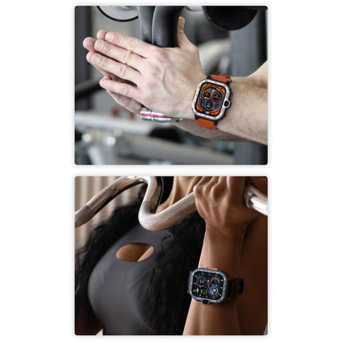 LOKMAT APPLLP 4 MAX 2,02-Zoll-Android 8.1 Vollnetzwerk-WLAN-Karte Bluetooth-Smartwatch, 2G+16G(Navy Blue), 2G+16G(Silver) – Bild 13