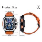 LOKMAT APPLLP 4 MAX 2,02-Zoll-Android 8.1 Vollnetzwerk-WLAN-Karte Bluetooth-Smartwatch, 2G+16G(Navy Blue), 2G+16G(Silver) – Bild 3